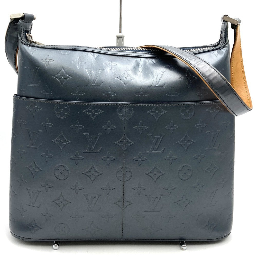 Louis Vuitton Sutter M55165 Shoulder Bag in Grey Monogram Matte