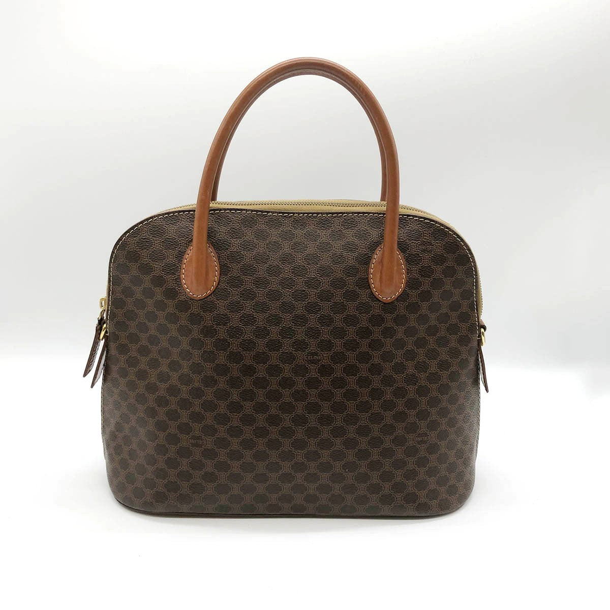 Celine M94 Handbag in Brown Macadam PVC