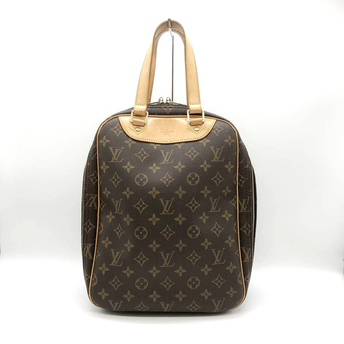 Louis Vuitton M41450 Excursion Shoe Case/Shoe Storage Handbag Monogram Brown