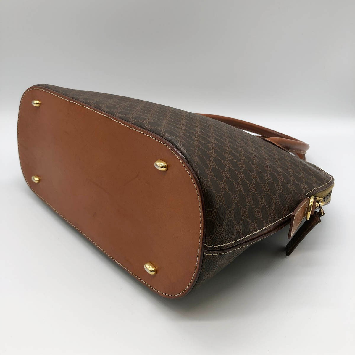 Celine M94 Handbag in Brown Macadam PVC