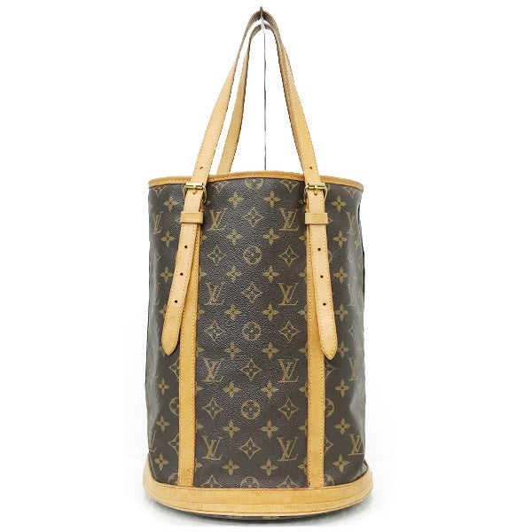 Louis Vuitton M42236/Bucket GM Shoulder Bag in Brown Monogram Canvas