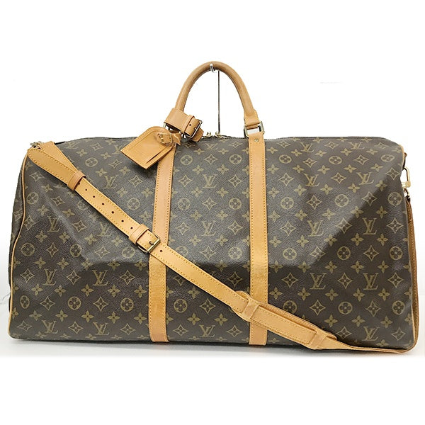 Louis Vuitton M41412/Keepall Bandouliere 60 Boston Bag in Brown Monogram Canvas