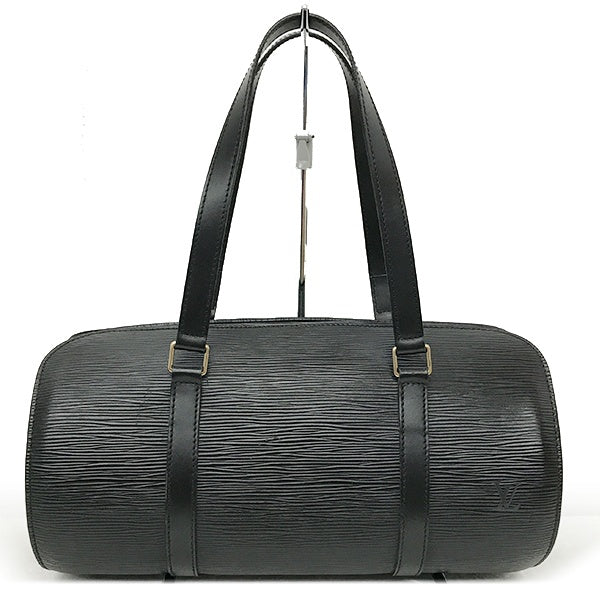 Louis Vuitton M52862 Soufflot Epi Leather Shoulder Bag, Boston Bag, One-Shoulder Bag, Noir/Black