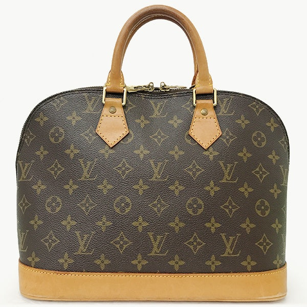 Louis Vuitton M51130/Alma (old) Handbag Brown Monogram Canvas LV
