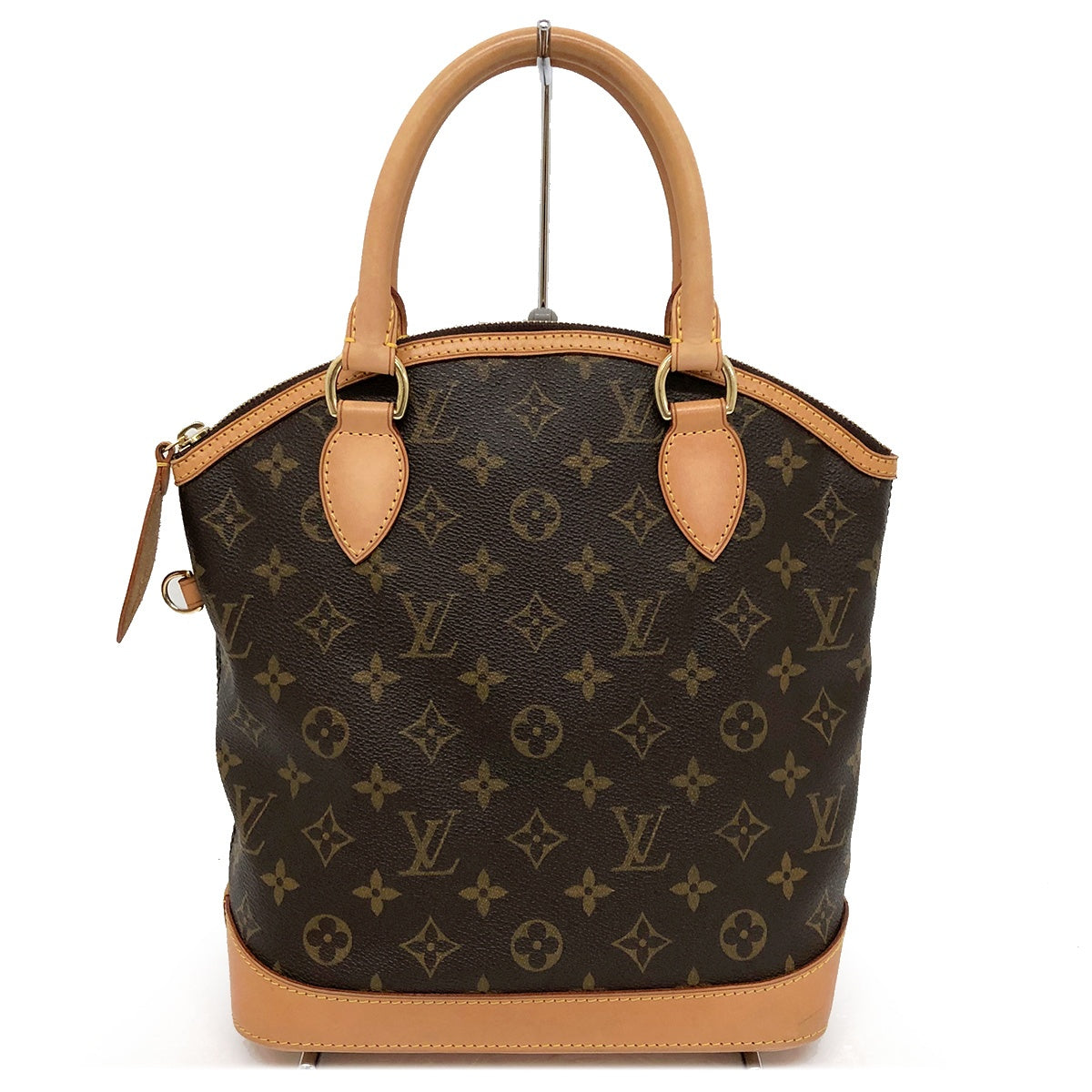Louis Vuitton M40102 Lockit Monogram Handbag in Brown Monogram Canvas/Leather