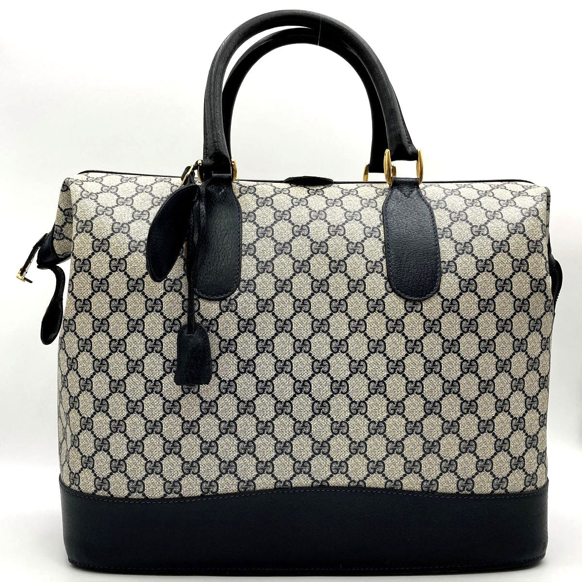 Gucci Boston bag/travel bag in GG Supreme navy