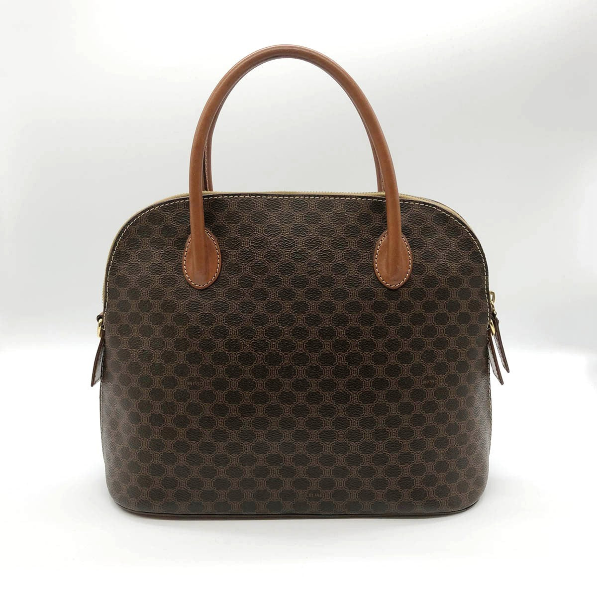 Celine M94 Handbag in Brown Macadam PVC