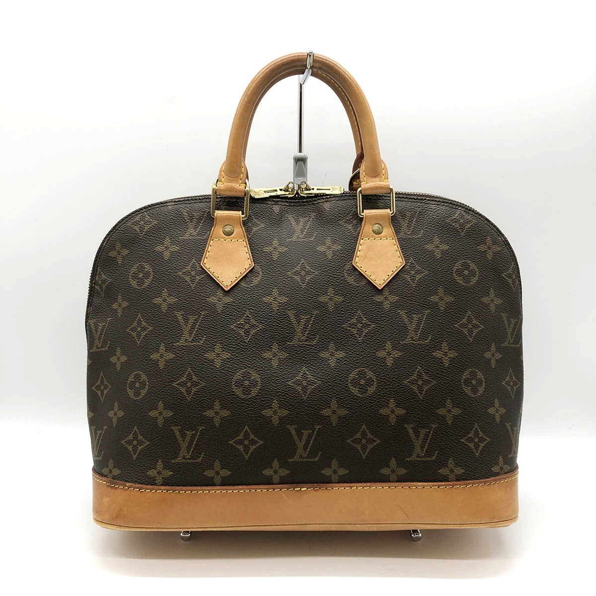 Louis Vuitton M51130 Alma Handbag Monogram Canvas Brown