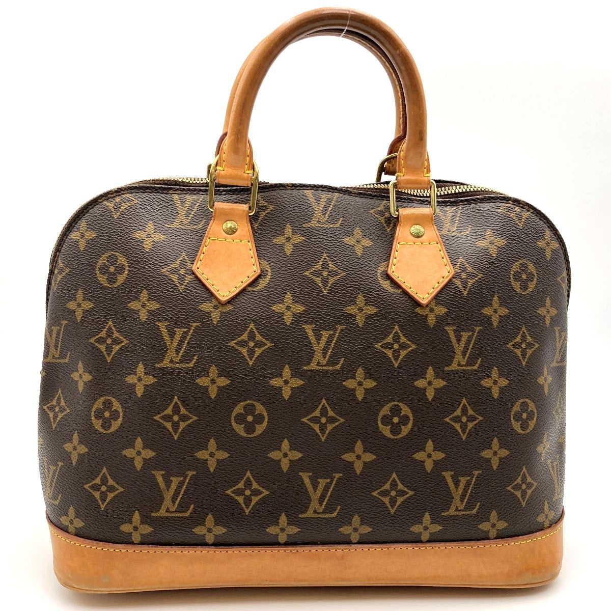 Louis Vuitton M51130 Alma Handbag Monogram Canvas Brown