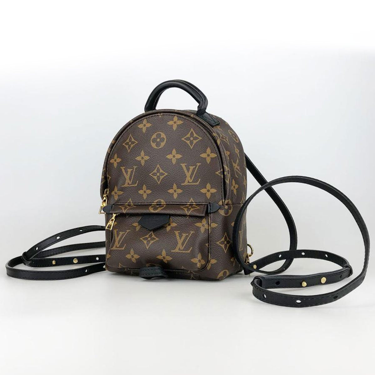 Louis Vuitton M44873 Palm Springs Mini Backpack/Daypack in Monogram Canvas/Leather, Brown, Unisex