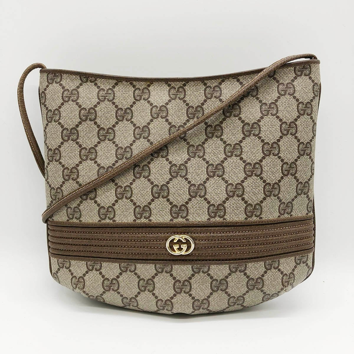 Gucci 30.01 Shoulder Bag, Old Gucci GG Supreme, Vintage, Beige