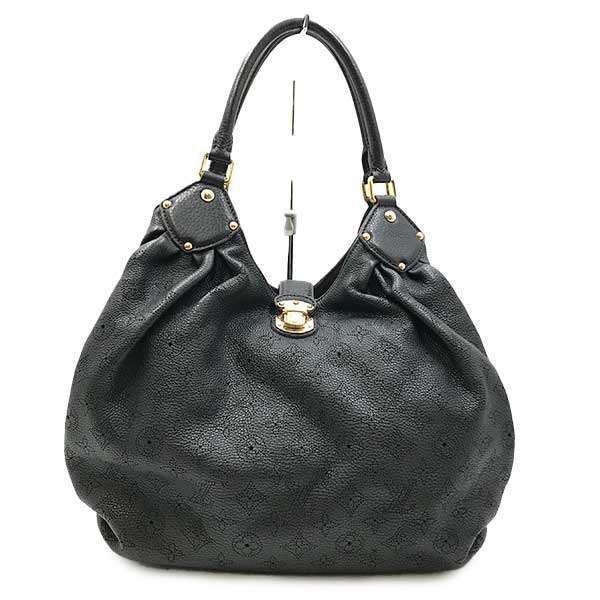 Louis Vuitton M95547/Mahina XL Monogram Mahina Shoulder Bag, Black, One-Shoulder, Monogram Mahina