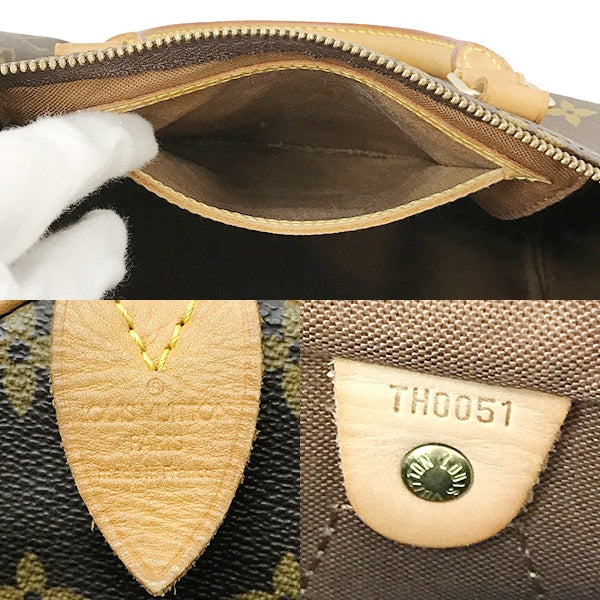 Louis Vuitton M41526/Speedy 30 (old) Monogram Handbag in Brown Monogram Canvas
