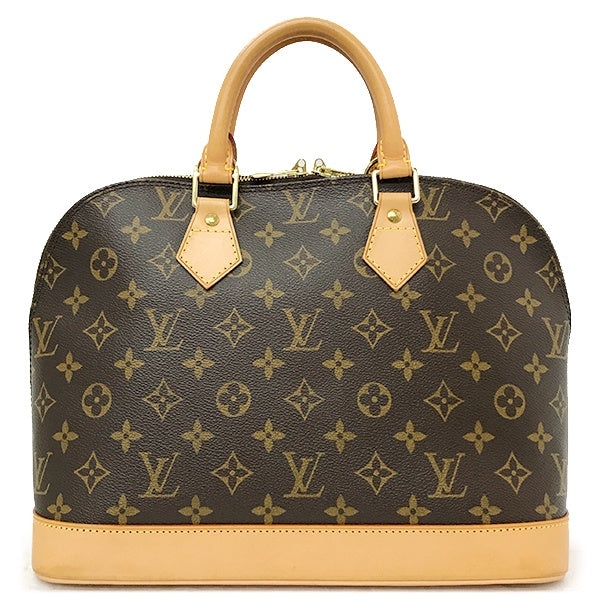 Louis Vuitton M51130/Alma (old) Monogram Handbag in Brown Monogram Canvas