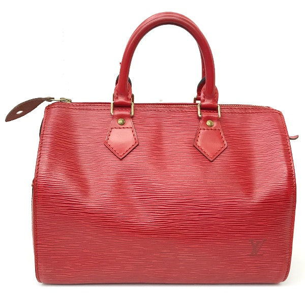 Louis Vuitton M43017 Speedy 25 Epi Leather Handbag, Mini Boston Bag, Castilian Red, Women's