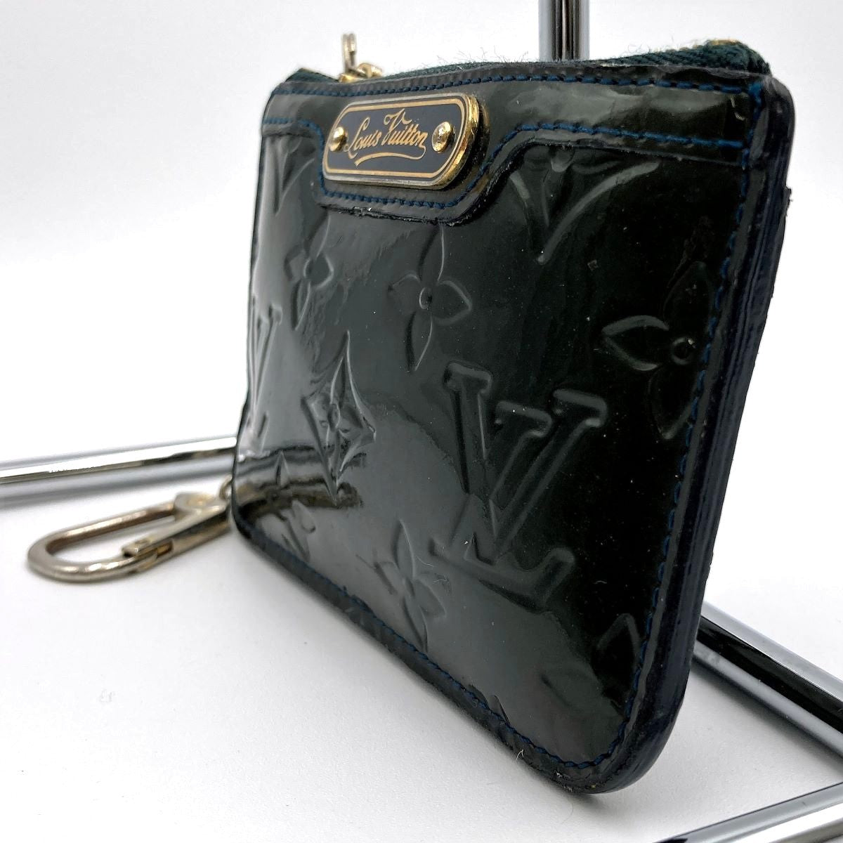 Louis Vuitton M93665 Pochette Cle Coin Case Vernis Green