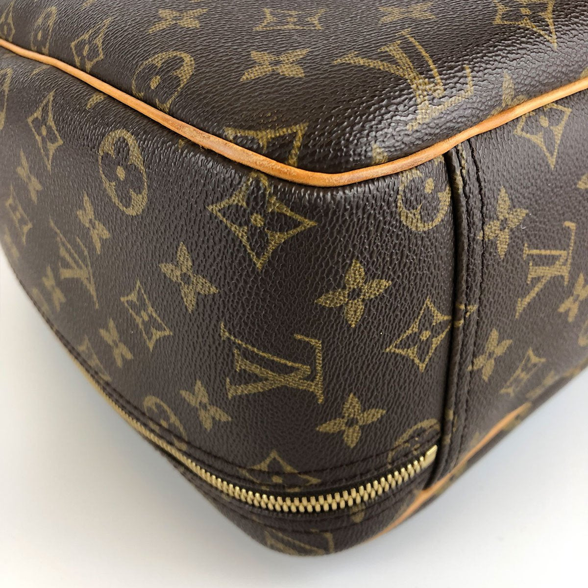 Louis Vuitton Excursion M41450 Shoe Bag, Monogram Canvas/Nubuck Leather, Brown, Sports Bag, Unisex, for Men and Women
