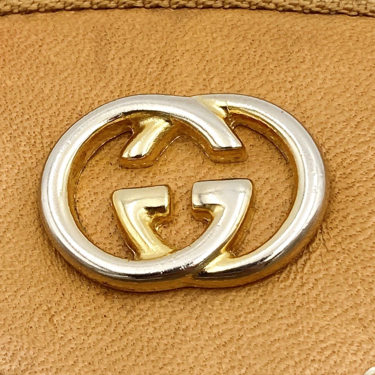 Gucci 007-400 Shoulder Bag, Micro GG PVC, Beige, Old Gucci