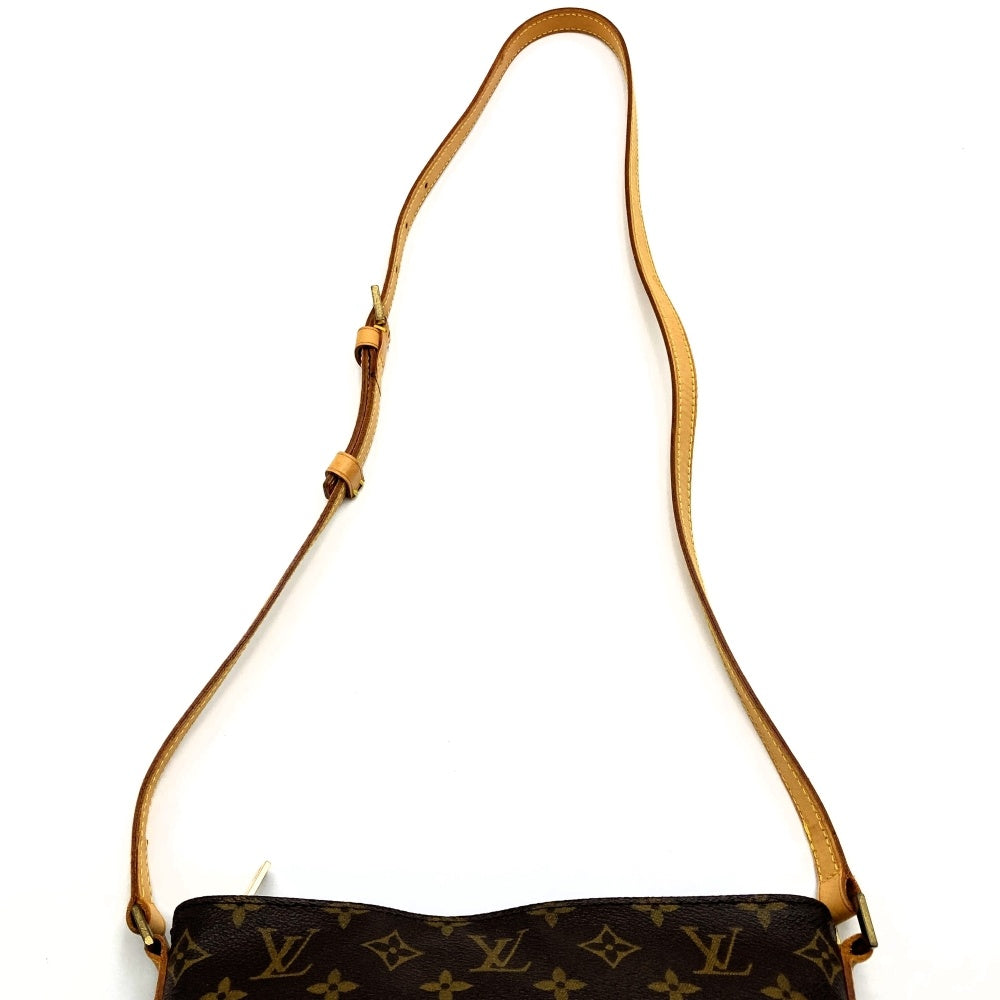 Louis Vuitton Trotter Small Shoulder Bag, Crossbody, Monogram Canvas, Brown, M51240