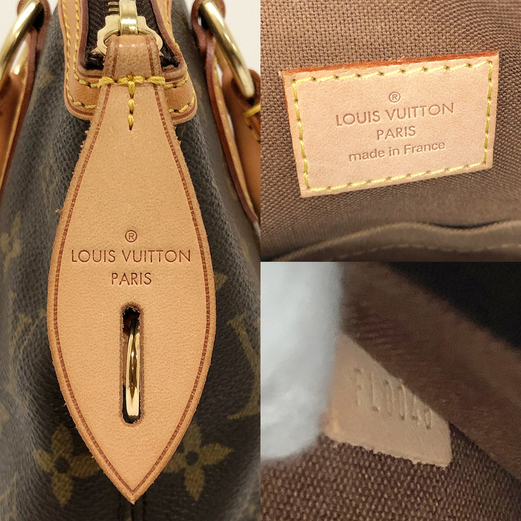 Louis Vuitton M40102 Lockit Monogram Handbag in Brown Monogram Canvas/Leather