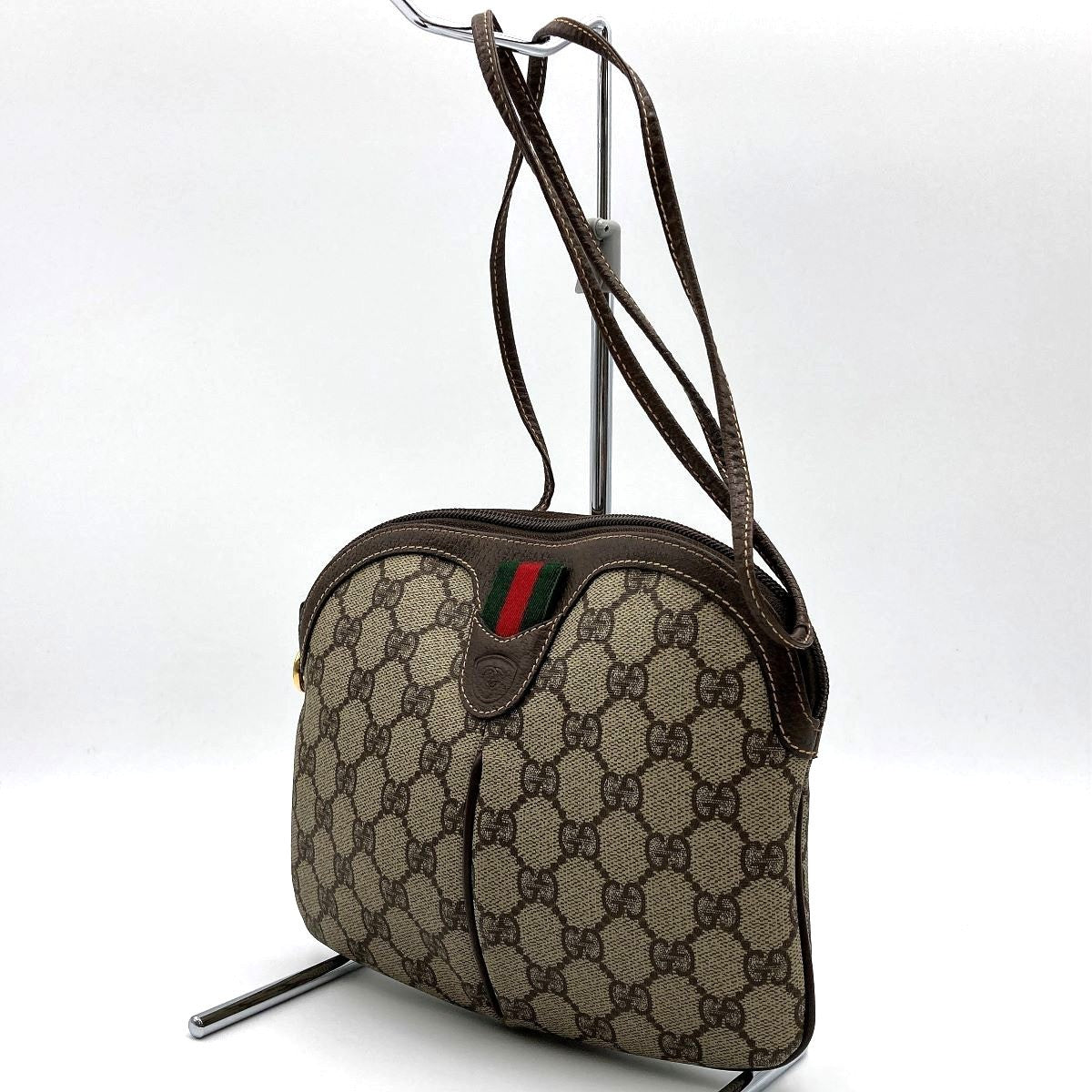 Gucci Old Gucci 004/115 Shoulder Bag GG Supreme Sherry