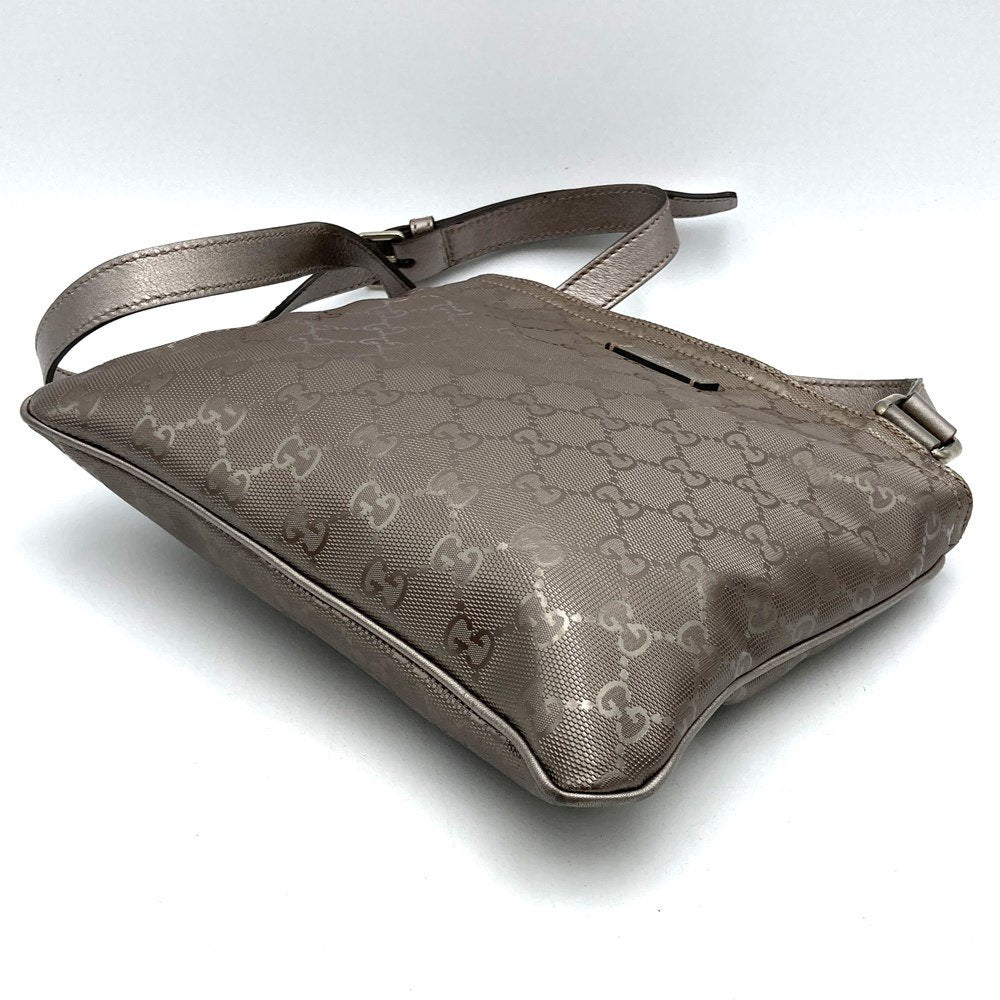 Gucci 201538 Crossbody Shoulder Bag/Body Bag GG Imprime Metallic Pink/Brown
