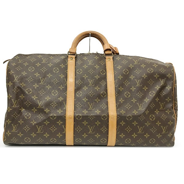 Louis Vuitton M41424/Keepall 55 Boston Bag in Brown Monogram Canvas (LV)