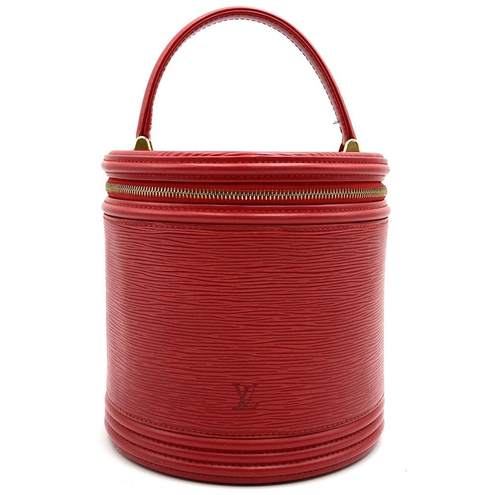 Louis Vuitton Cannes Vanity Bag, Makeup & Cosmetics Handbag, Epi Leather, Red, M48037