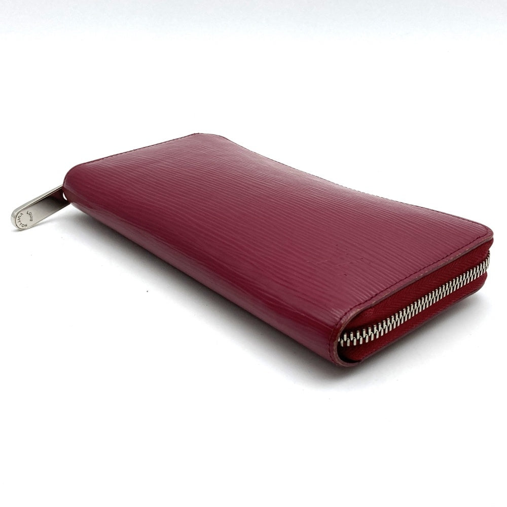 Louis Vuitton M60305 Zippy Wallet Long Wallet with Round Zipper, Fuchsia and Dark Pink Epi Leather
