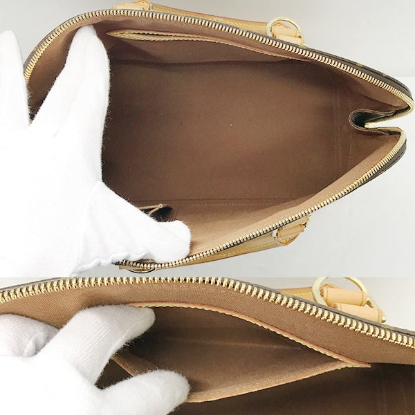 Louis Vuitton M51130/Alma (old) Monogram Handbag in Brown Monogram Canvas