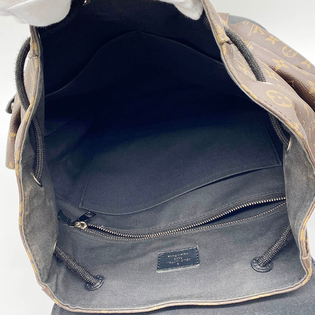 Christopher PM Backpack in Monogram Macassar Brown/Black