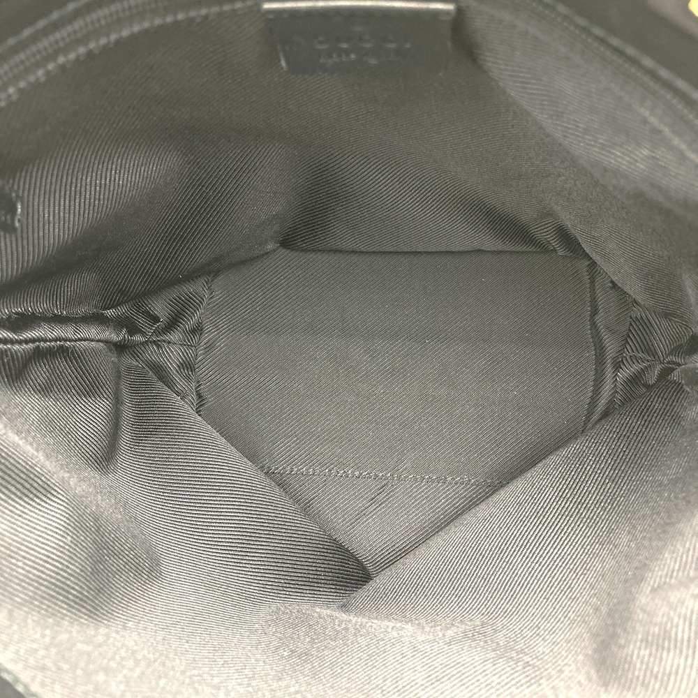 Gucci 002 1099 Small Tote Bag in Black GG Canvas/Leather, High-End Brand