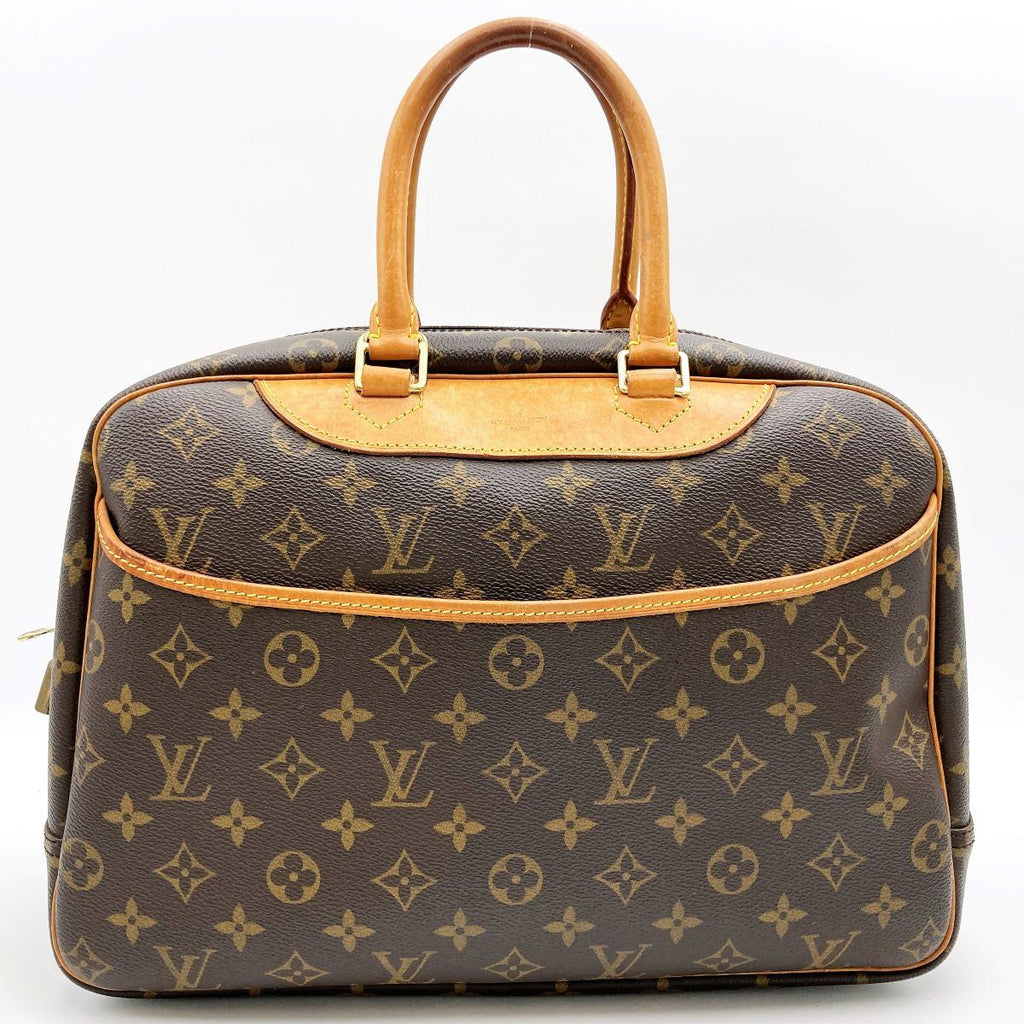 Louis Vuitton M47270 Bowling Vanity (Deauville) Handbag Monogram Brown