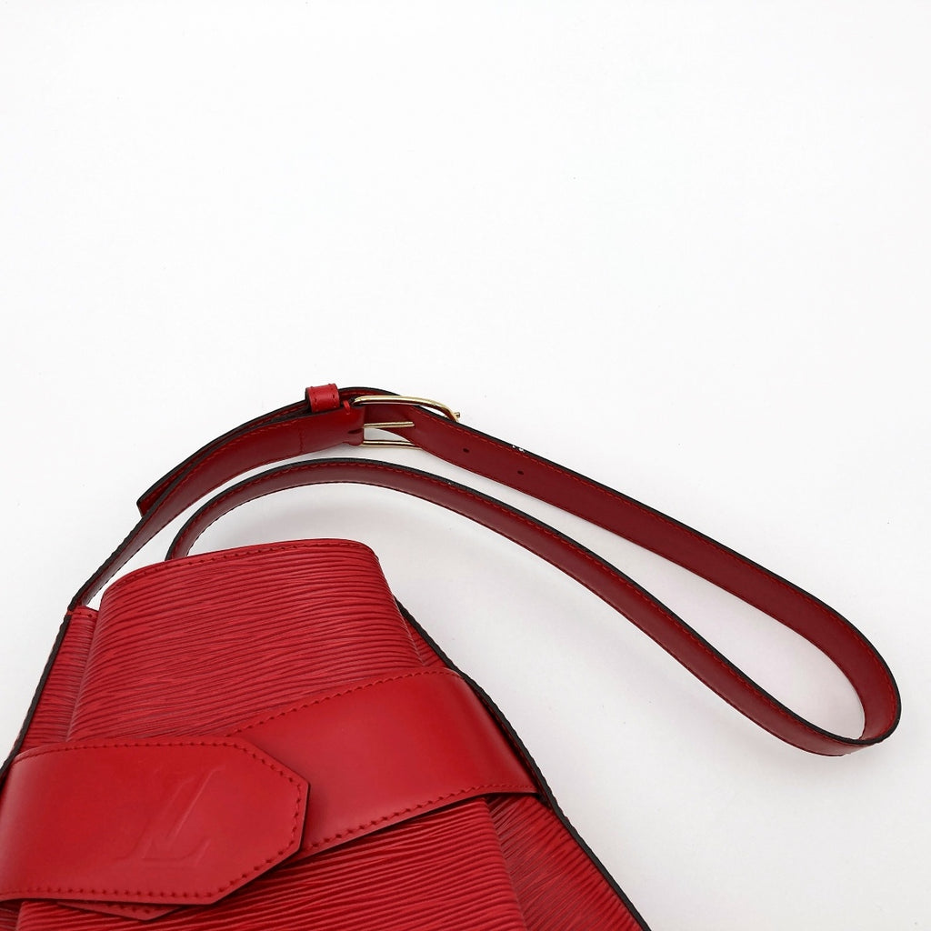 Louis Vuitton M80207/Sac de Paul PM Shoulder Bag in Epi Leather, Castilian Red
