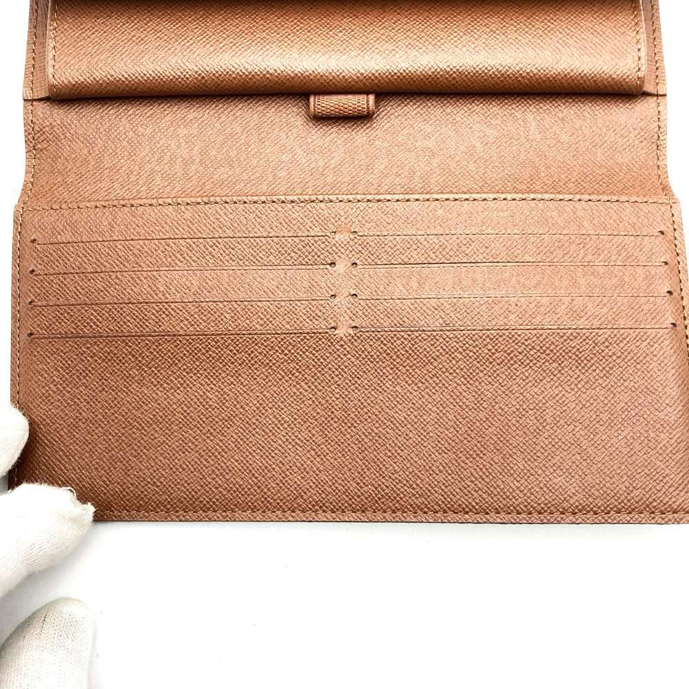 Louis Vuitton Portefeuille International M61217 Long Wallet in Monogram Canvas, Brown