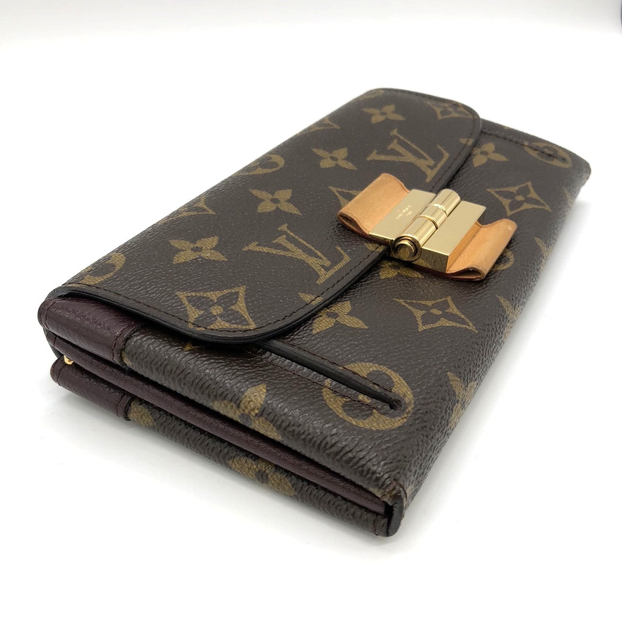 Louis Vuitton M60362 Portefeuille Elysee Long Wallet in Brown Monogram Canvas/Leather