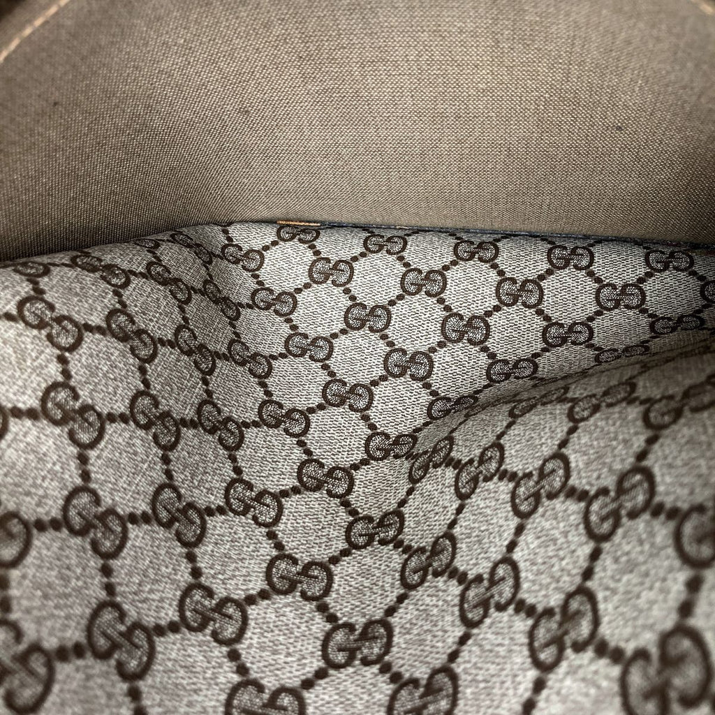 Gucci Old Gucci 39 02 003 Sherry Line Tote Bag GG Supreme Brown