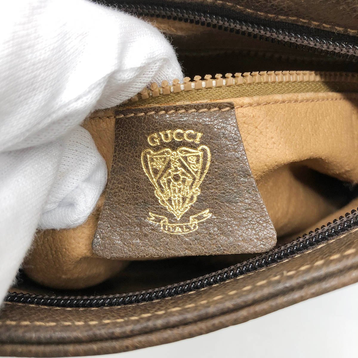 Gucci 30.01 Shoulder Bag, Old Gucci GG Supreme, Vintage, Beige