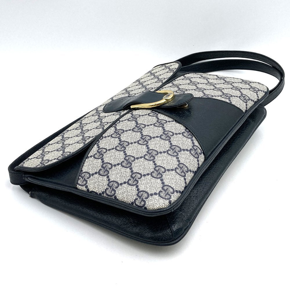 Gucci 904 02 025 Shoulder Bag, Crossbody, Vintage GG Supreme Canvas, Navy Blue