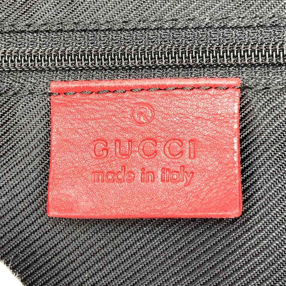 Gucci 001 4205 Shoulder Bag Brown/Red Brown/GG Canvas/Leather Brand Item Used