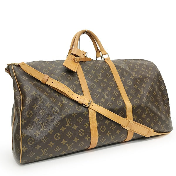 Louis Vuitton M41412/Keepall Bandouliere 60 Boston Bag in Brown Monogram Canvas