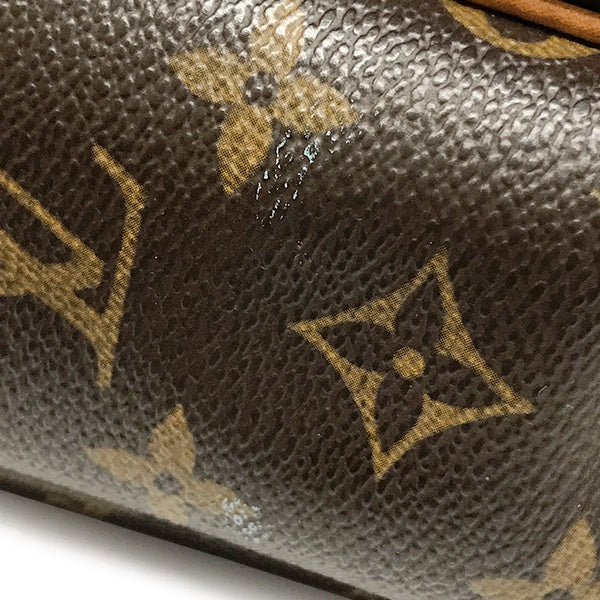 Louis Vuitton M45254/Reporter PM Shoulder Bag in Monogram Canvas and Brown