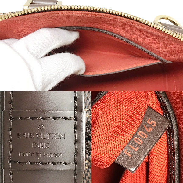 Louis Vuitton N51131/Alma (old) Damier Canvas Handbag Brown Damier LV