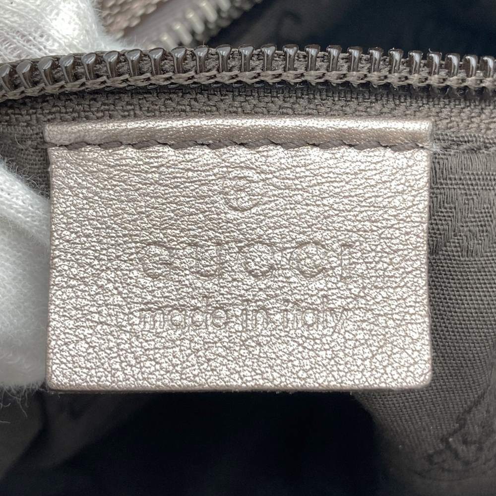 Gucci 201538 Crossbody Shoulder Bag/Body Bag GG Imprime Metallic Pink/Brown