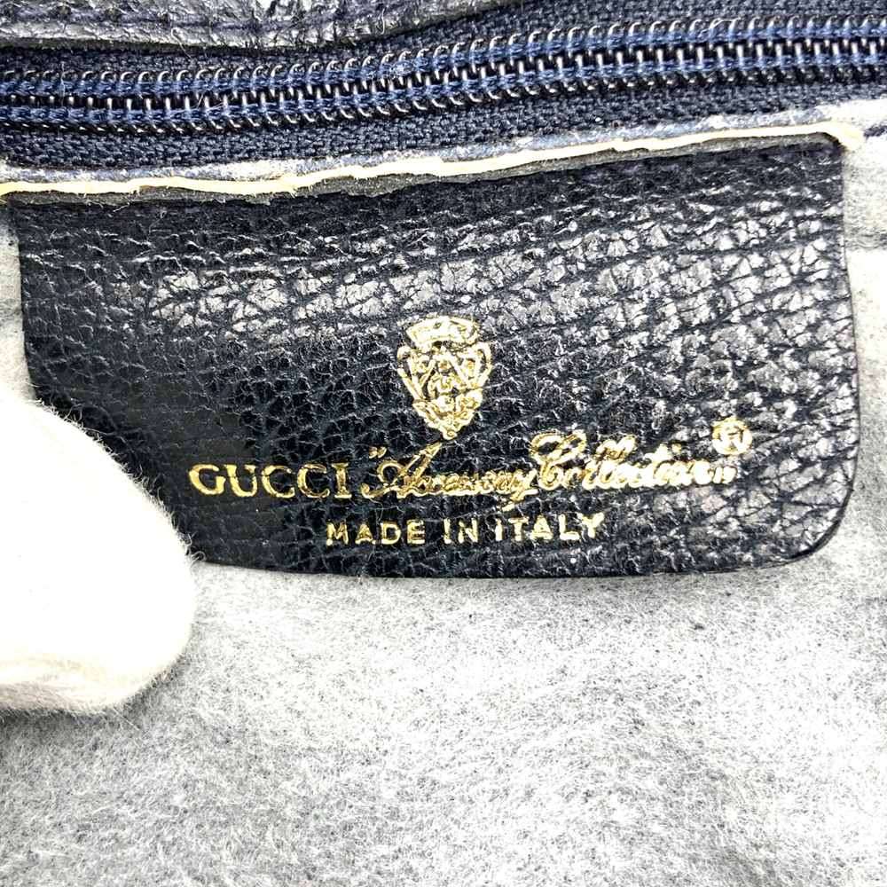 Gucci 904 02 025 Shoulder Bag, Crossbody, Vintage GG Supreme Canvas, Navy Blue