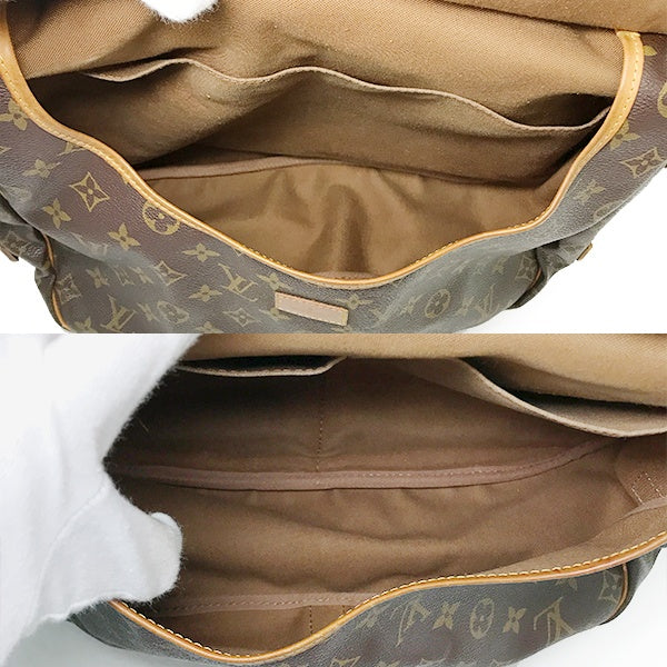 Louis Vuitton M42254 Saumur 35 (Discontinued) Men's and Women's Crossbody Shoulder Bag in Brown Monogram Canvas