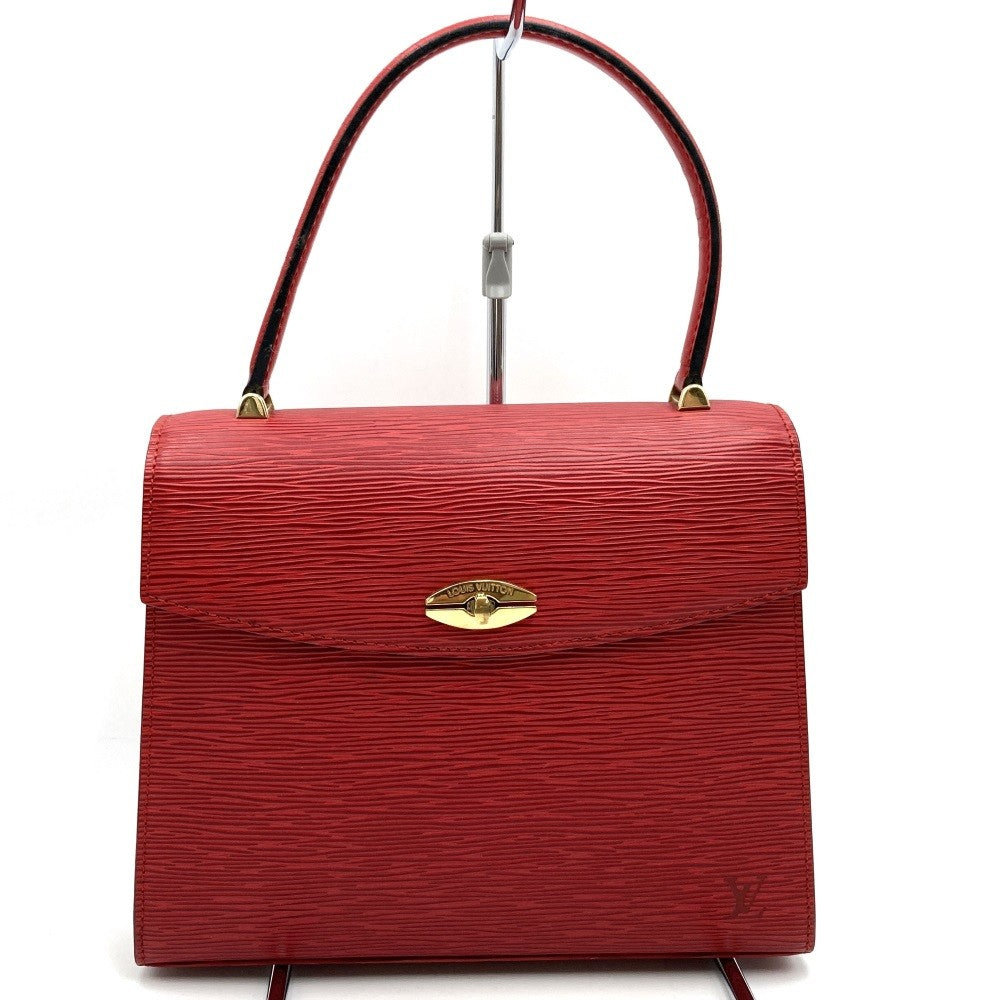 Louis Vuitton M52377 Malesherbes Handbag in Castilian Red Epi Leather