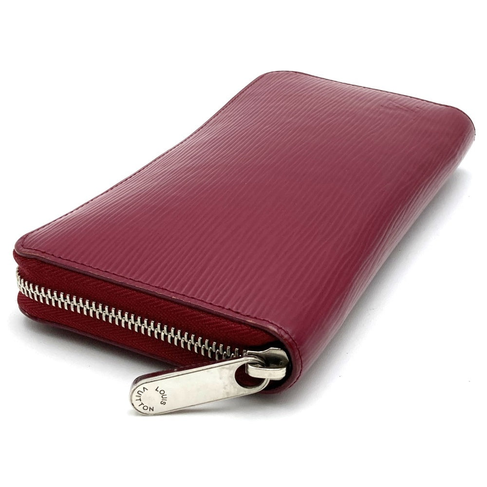 Louis Vuitton M60305 Zippy Wallet Long Wallet with Round Zipper, Fuchsia and Dark Pink Epi Leather