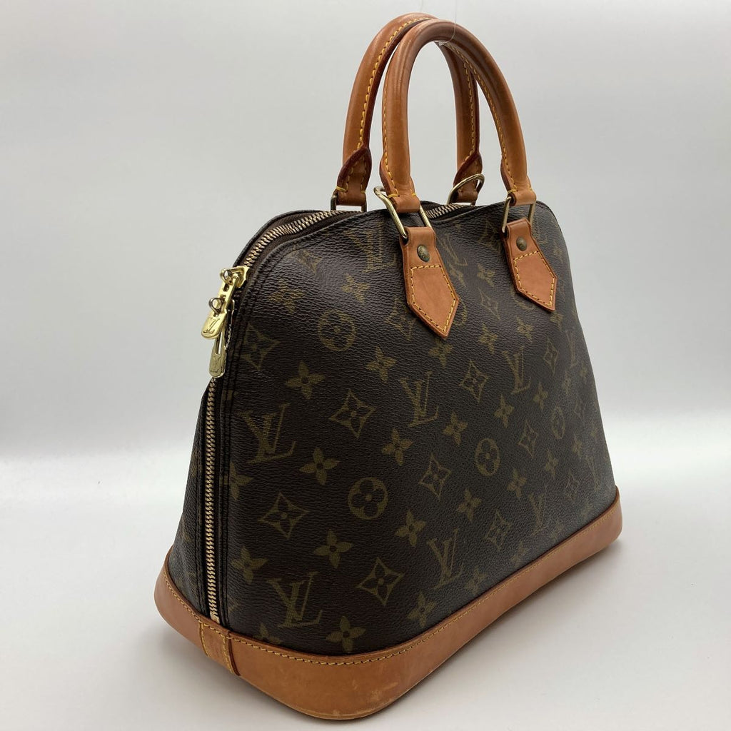 Louis Vuitton M51130 Alma Handbag Monogram Canvas Brown