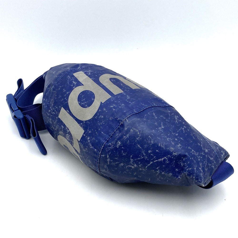 Supreme Waterproof Reflective Waist Bag/Body Bag in Blue with All-Over Print